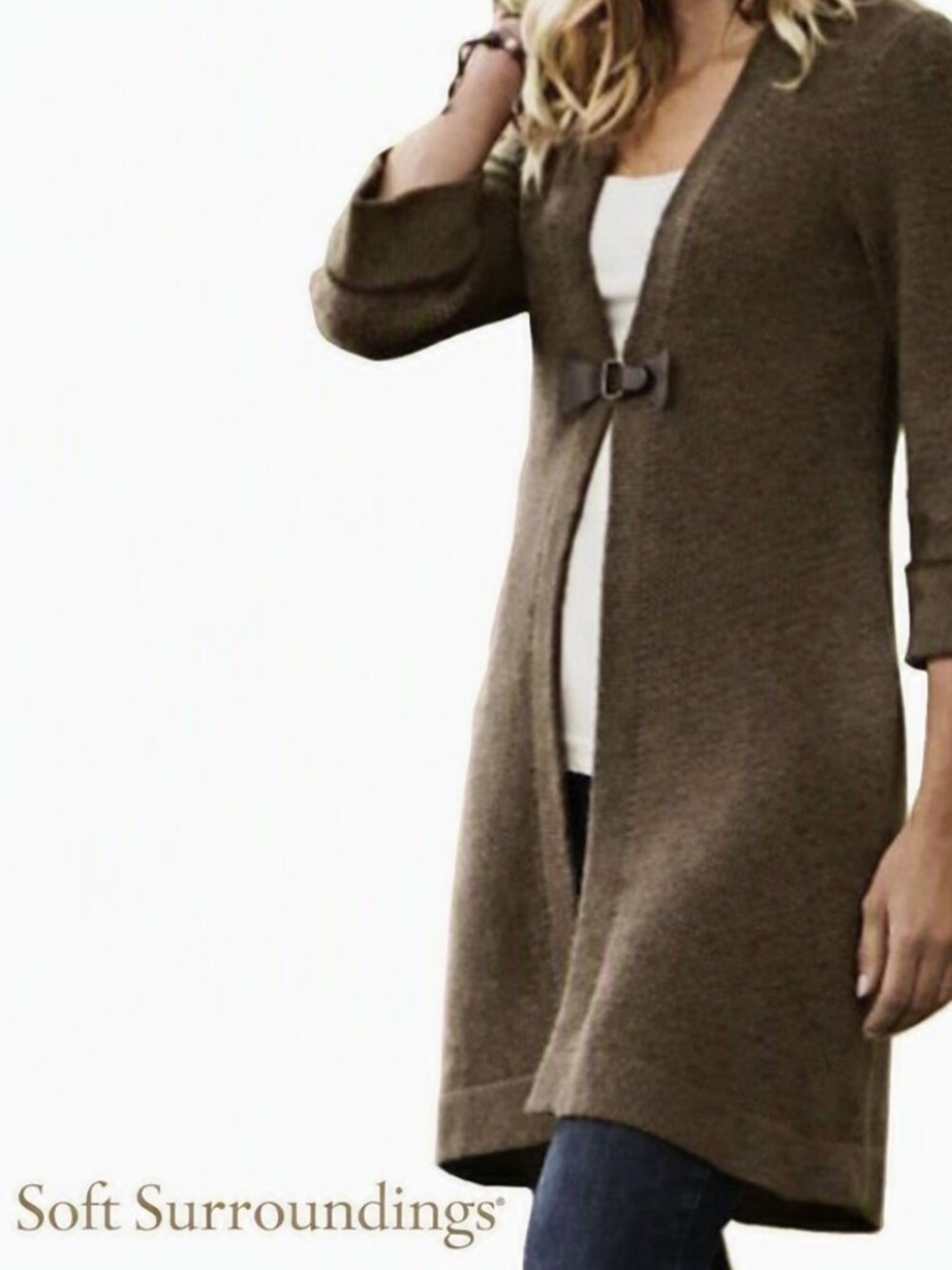 Herringbone Sweater Jacket